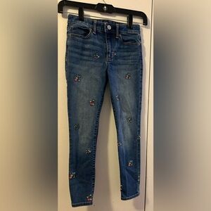 GAP GIRLS FLOWER JEANS DESIGN (8)